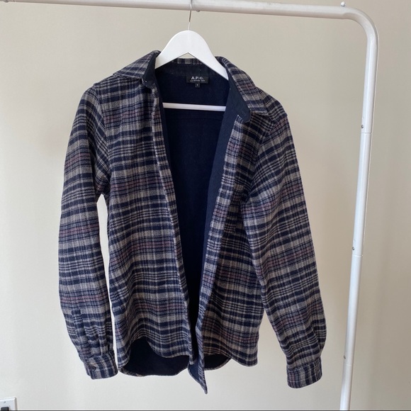 A.P.C. Other - APC // overshirt flannel button up jacket